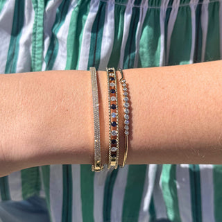 Birthstone Cage Bangle  Lindsey Leigh Jewelry.
