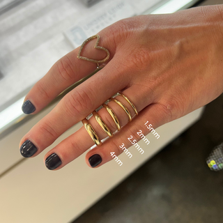 Gold Spacer Band  Lindsey Leigh Jewelry.

