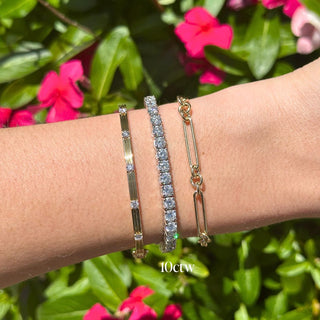 Lab Grown Diamond Tennis Bracelet  Lindsey Leigh Jewelry.
