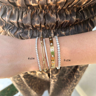 Lab Grown Diamond Tennis Bracelet  Lindsey Leigh Jewelry.
