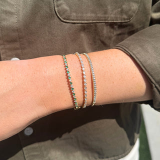 Birthstone Marrakesh Bangle  Lindsey Leigh Jewelry.
