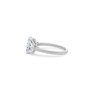 2.05ct Radiant Cut with Trapezoid Cut Side Stones   Lindsey Leigh Jewelry
