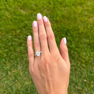 2.25ct Oval Cut With Tapered Baguettes

