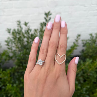 2.25ct Oval Cut With Tapered Baguettes
