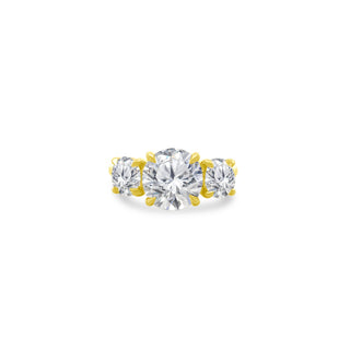 2.77ct Triple Round Cut   Lindsey Leigh Jewelry

