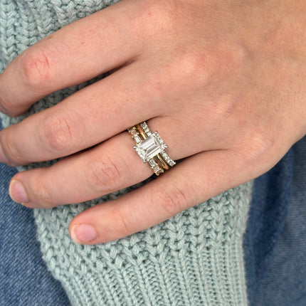 2.86ct Emerald Cut Solitaire Lifestyle 2