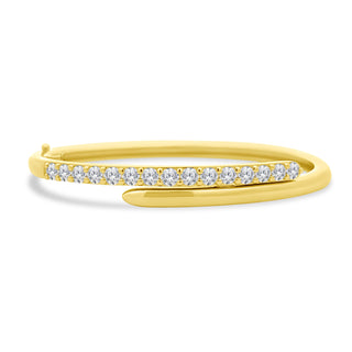 Diamond Bypass Bangle  Lindsey Leigh Jewelry.
