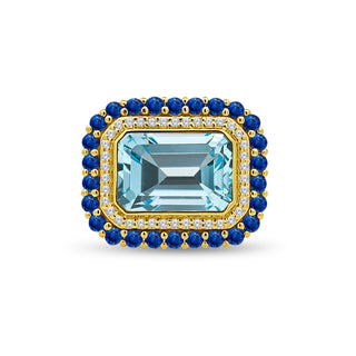 The Nicole Gemstone Ring  Lindsey Leigh Jewelry.
