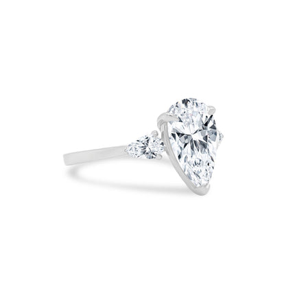 2.23ct Triple Pear Ring - Lindsey Leigh Jewelry