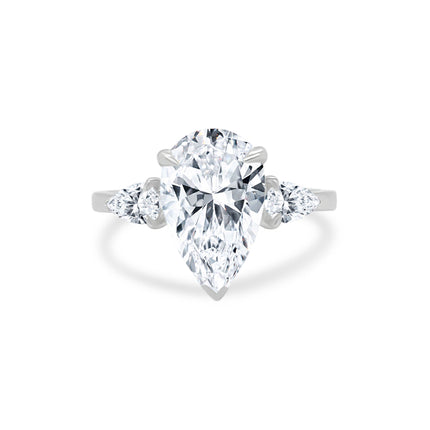 2.23ct Triple Pear Ring - Lindsey Leigh Jewelry