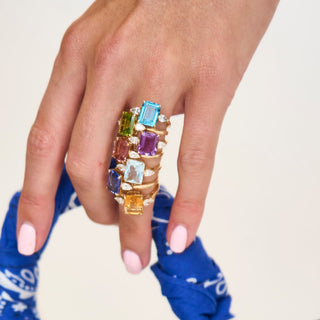 LLJ Signature Gemstone Ring
