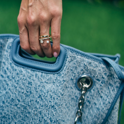 Bloom and Pearl Ring