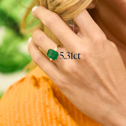 LLJ Signature Brazilian Emerald Ring