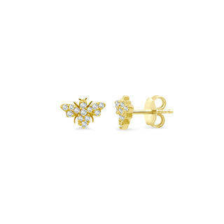 Diamond Bumble Bee Stud

