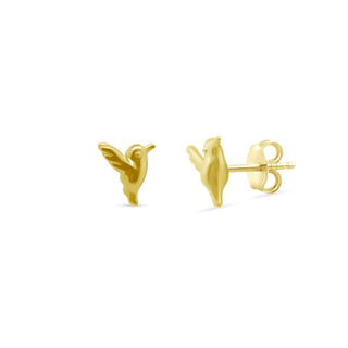 Gold Hummingbird Stud
