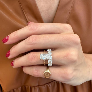 2.35ct Radiant Diamond Solitaire  Lindsey Leigh Jewelry.
