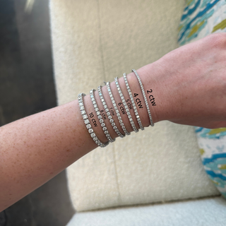 Lab Grown Diamond Tennis Bracelet  Lindsey Leigh Jewelry.
