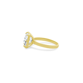 3.0ct Bezel and Prong Set Cushion Cut Solitaire
