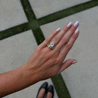 3.0ct Bezel and Prong Set Cushion Cut Solitaire

