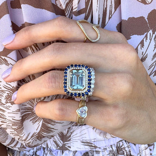 The Nicole Gemstone Ring  Lindsey Leigh Jewelry.
