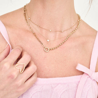 Paper Clip Rolo Chain  Lindsey Leigh Jewelry.
