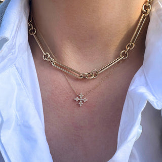Antique Diamond Cross Necklace  Lindsey Leigh Jewelry.
