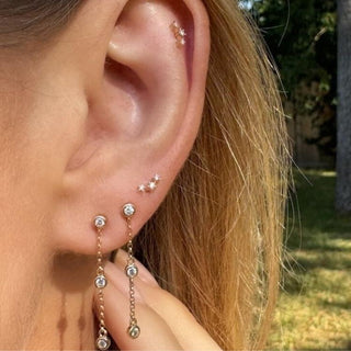 Diamond Constellation Stud  Lindsey Leigh Jewelry.
