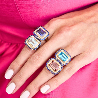 The Nicole Gemstone Ring  Lindsey Leigh Jewelry.
