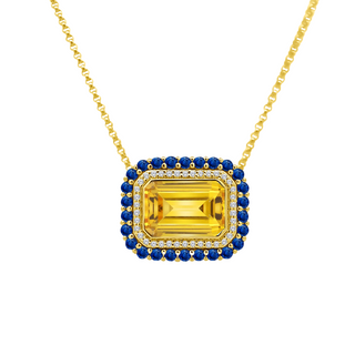 The Nicole Gemstone Necklace  Lindsey Leigh Jewelry.
