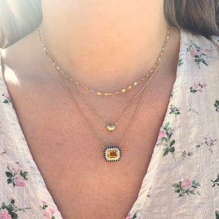 The Nicole Gemstone Necklace  Lindsey Leigh Jewelry.
