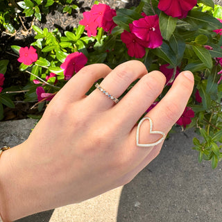 Birthstone Marrakesh Halfway Band  Lindsey Leigh Jewelry.
