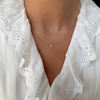 Bezel set necklace2
