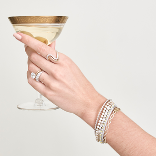 Yellow and White Diamond Lab Grown Tennis Bracelet
