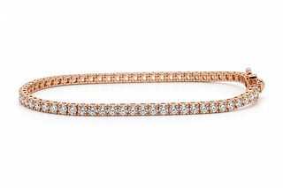 Diamond and Rainbow Sapphire Tennis Bracelet
