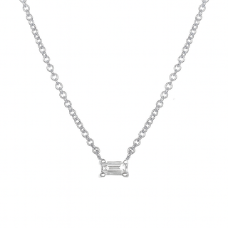 Baguette Diamond Necklace
