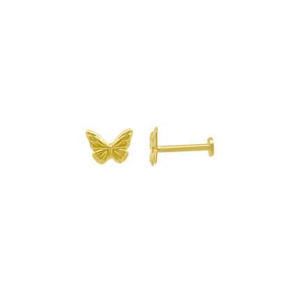Classic Butterfly Flatback Stud - Lindsey Leigh Jewelry, Houston, TX