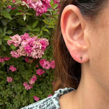 Cross Stud - Lindsey Leigh Jewelry, Houston, TX