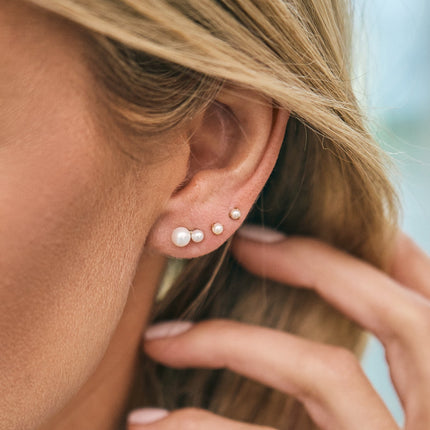 Dainty Pearl Stud Lifestyle 2