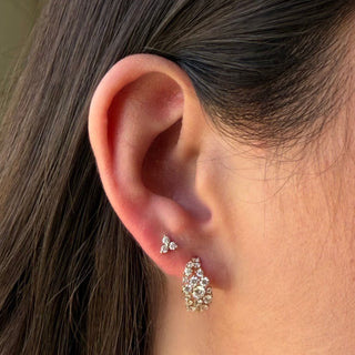 Diamond Bouquet Hoops
