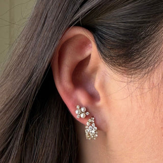 Diamond Bouquet Hoops
