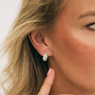 Diamond Bouquet Hoops
