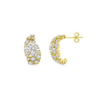 Diamond Bouquet Hoops

