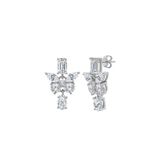 Diamond Butterfly Drop Earrings  Lindsey Leigh Jewelry.
