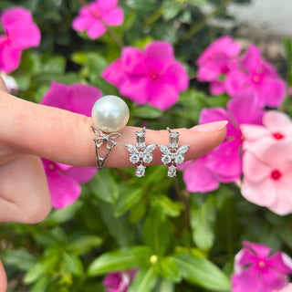 Diamond Butterfly Drop Earrings  Lindsey Leigh Jewelry.
