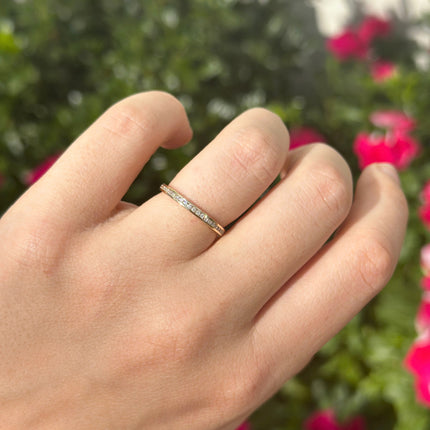 Diamond Channel Set Band Lifestyle 2