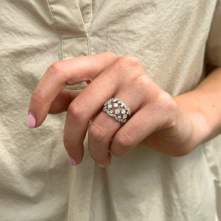 Diamond Crown Two Piece Ring  Lindsey Leigh Jewelry.
