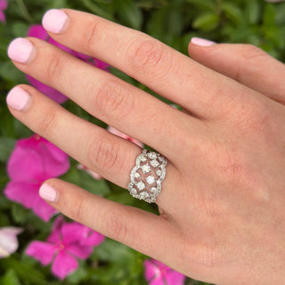 Diamond Crown Two Piece Ring  Lindsey Leigh Jewelry.
