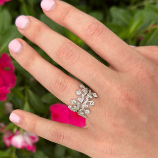 Diamond Crown Two Piece Ring  Lindsey Leigh Jewelry.
