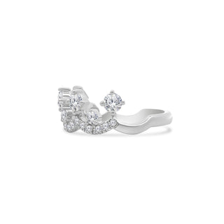 Diamond Crown Two Piece Ring  Lindsey Leigh Jewelry.
