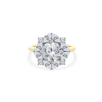 Diamond Flower Ring